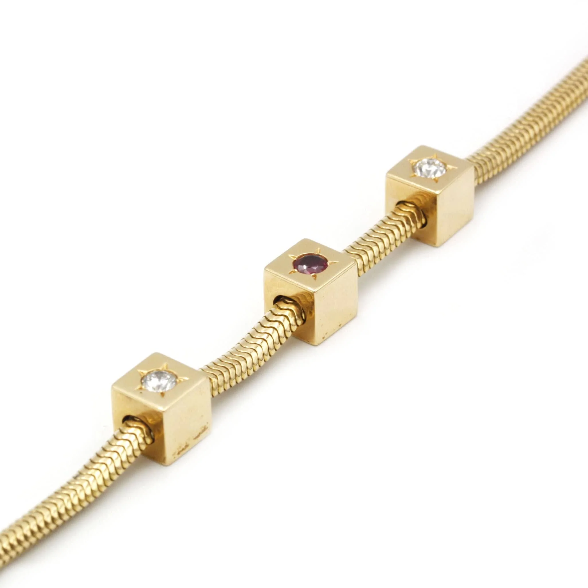 MELLERIO - Cube Bracelet Necklace - Image 4