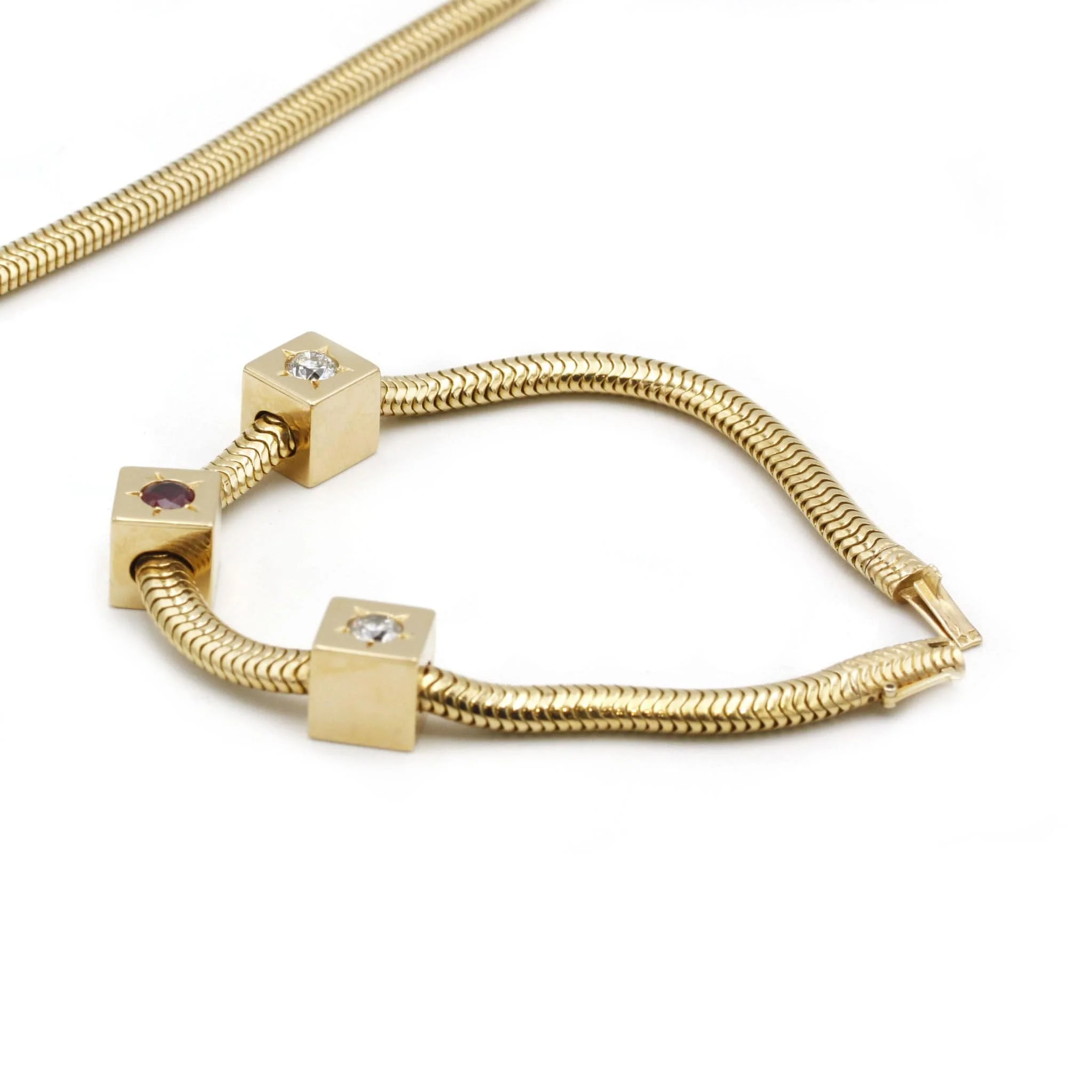 MELLERIO - Cube Bracelet Necklace - Image 6