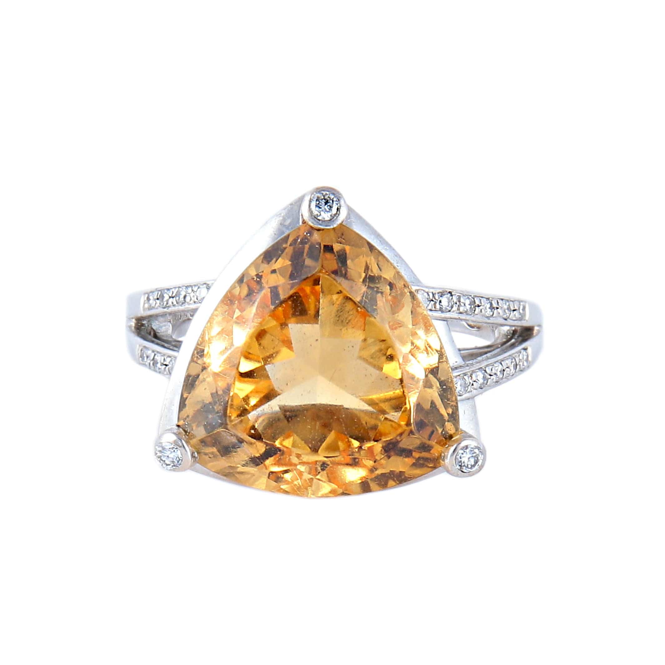 MAUBOUSSIN - Citrine Diamond Ring