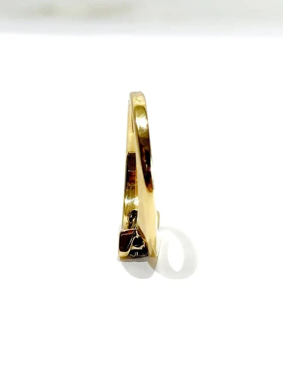 Wedding band gold and diamonds - Image 11