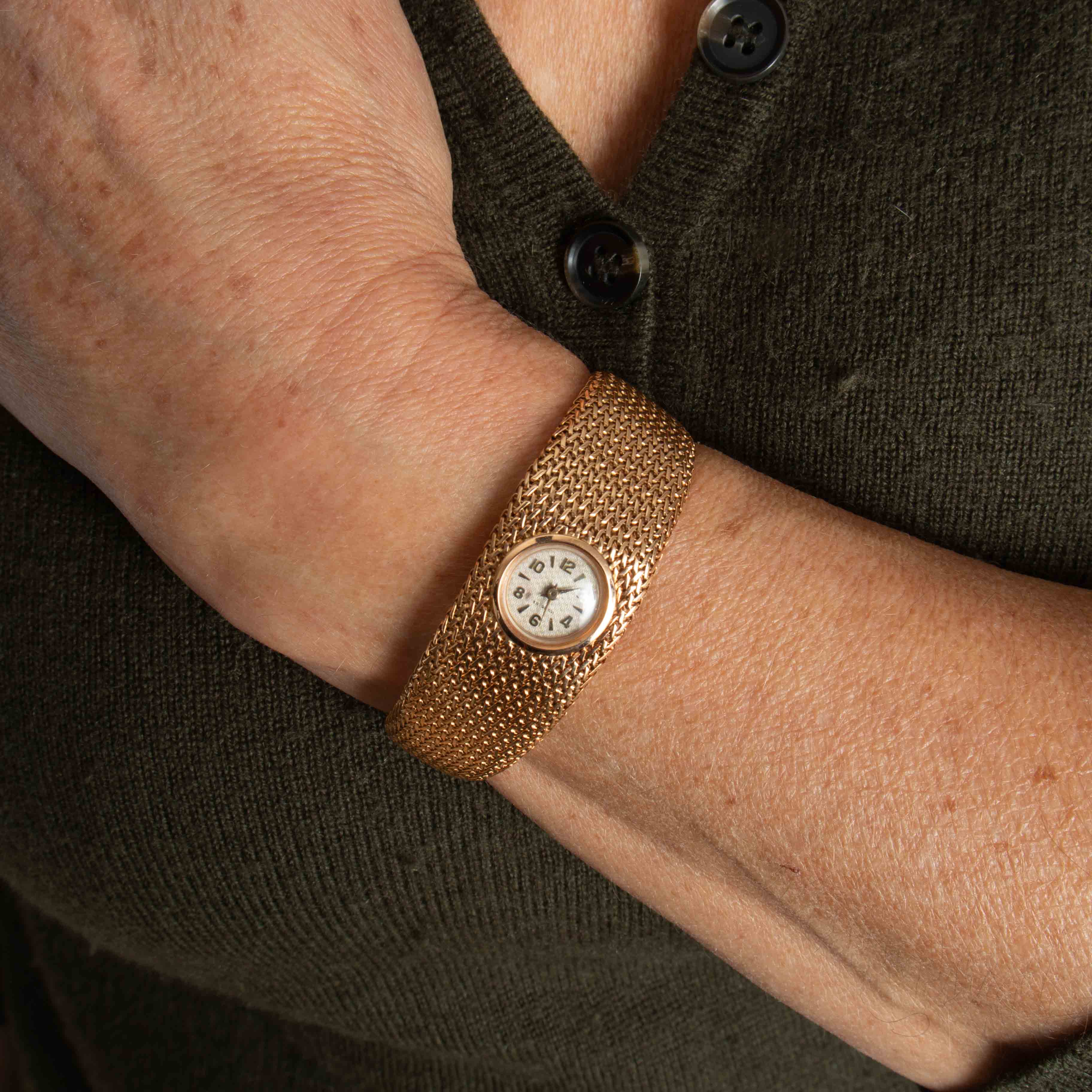 Yellow gold watch - Image 2