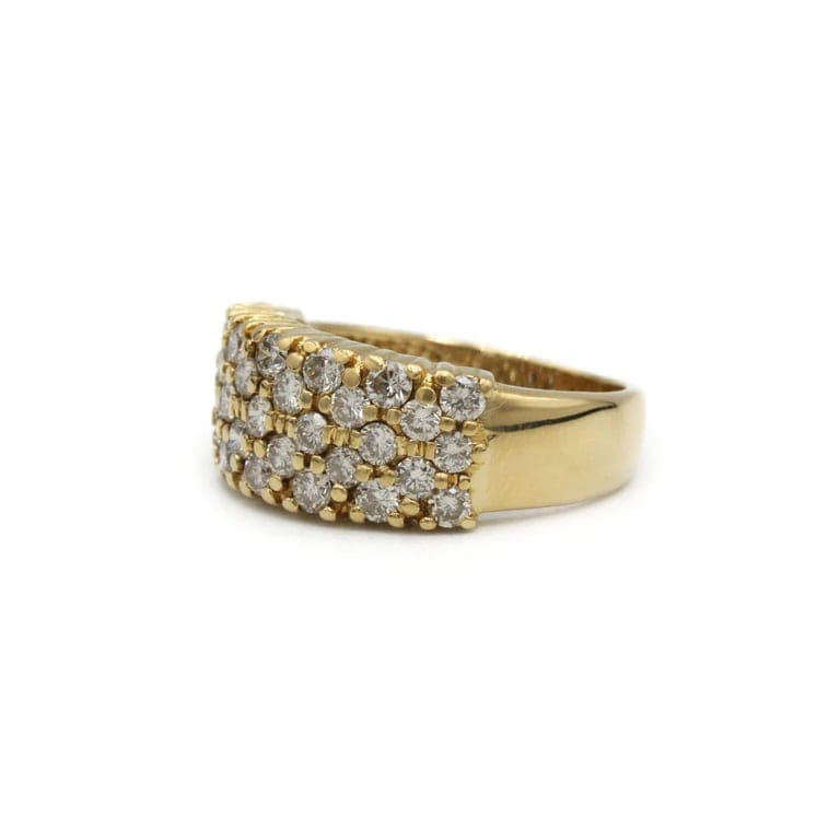 Ring - Yellow gold and diamonds - Image 2