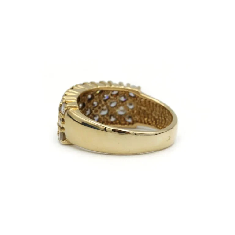 Ring - Yellow gold and diamonds - Image 4