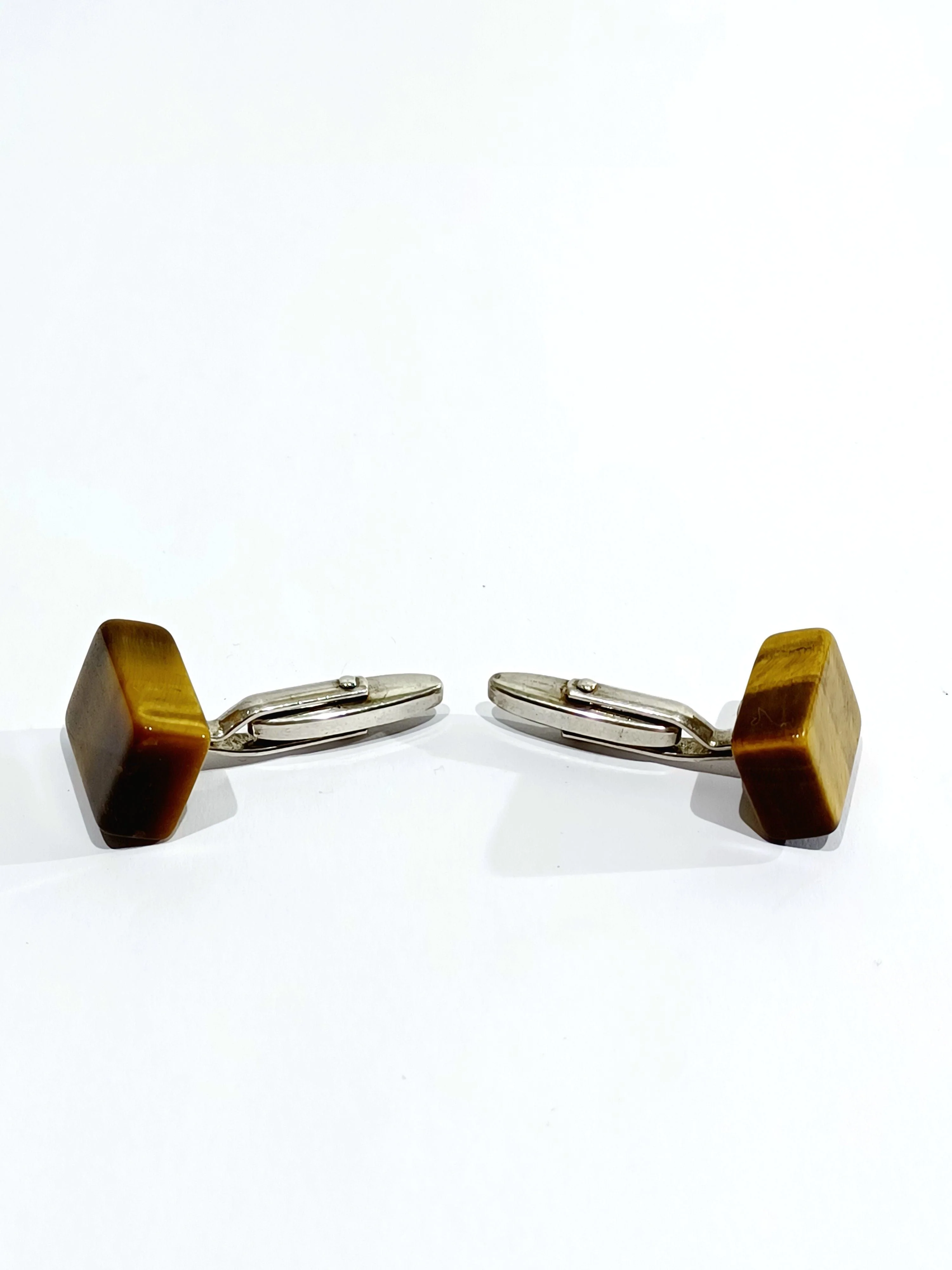 Cufflinks silver Eye of tiger - Image 12