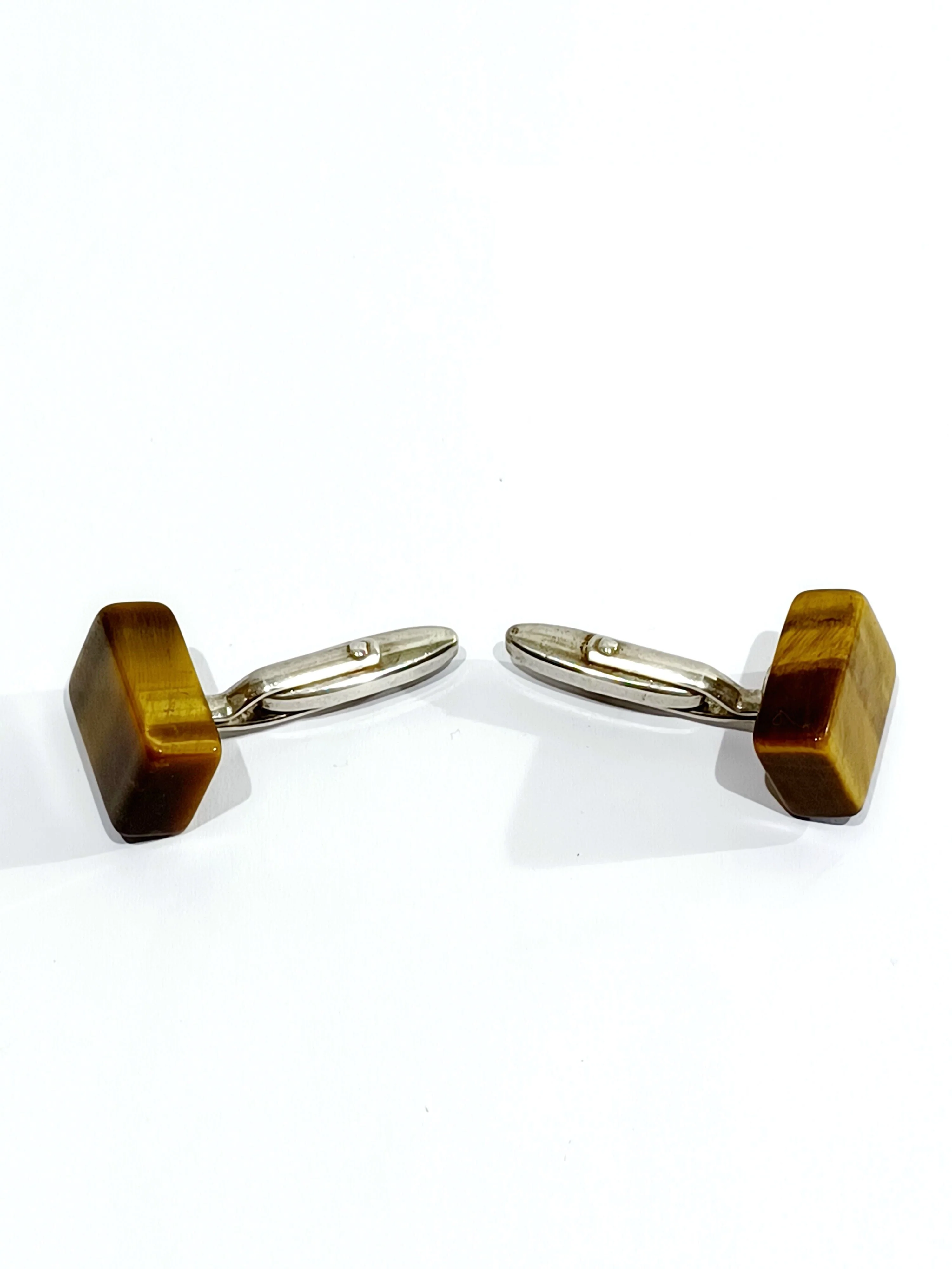 Cufflinks silver Eye of tiger - Image 13