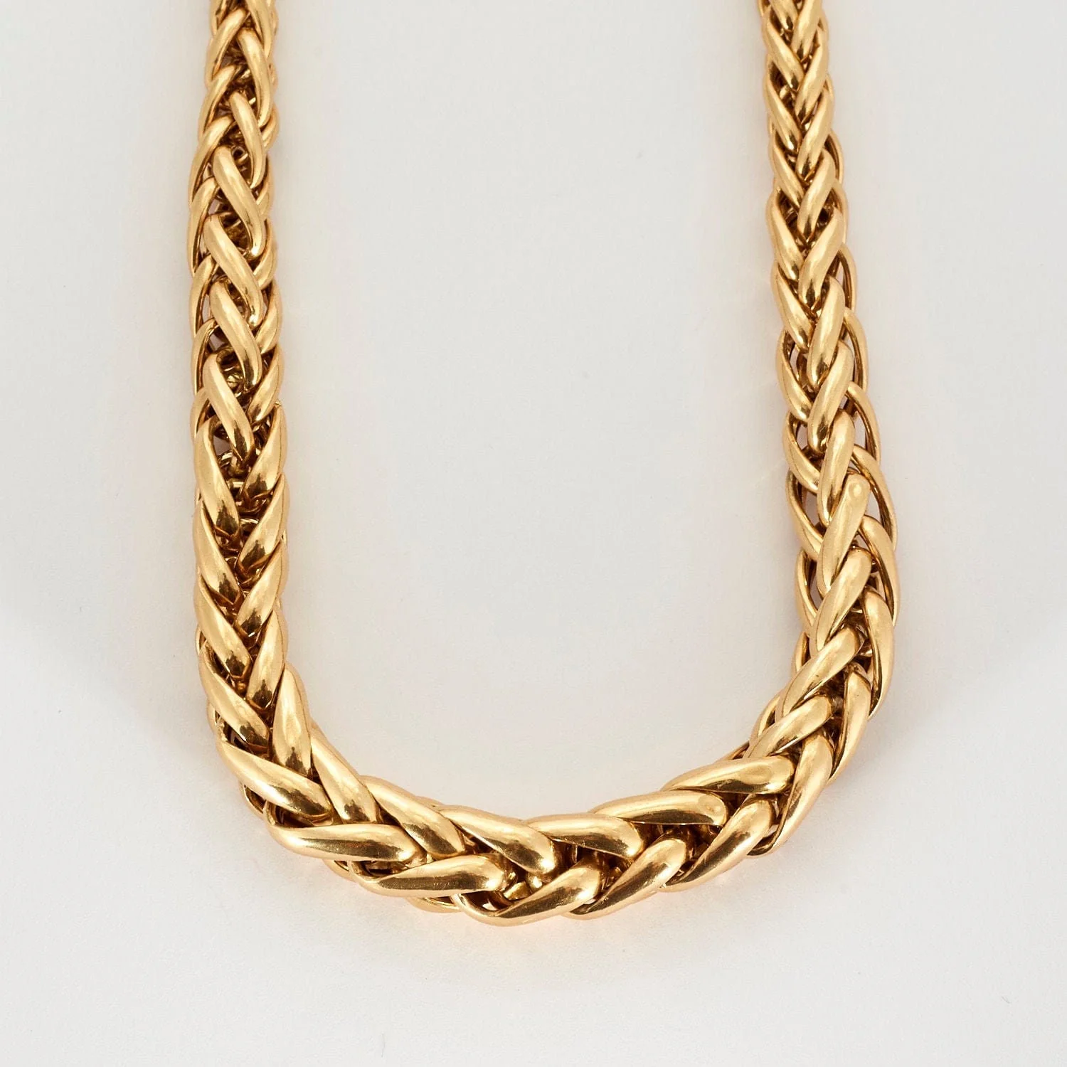Yellow gold palm tree necklace - Image 4