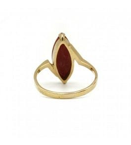 Ring - Gold and Coral - Image 4