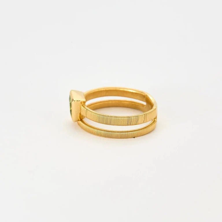 DOUBLE PERIDOT RING - Image 4