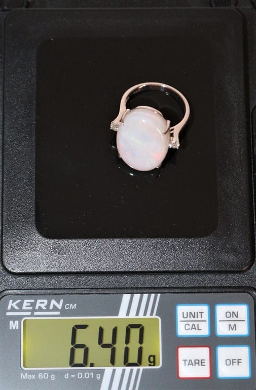 Australian white OPAL ring - Image 11