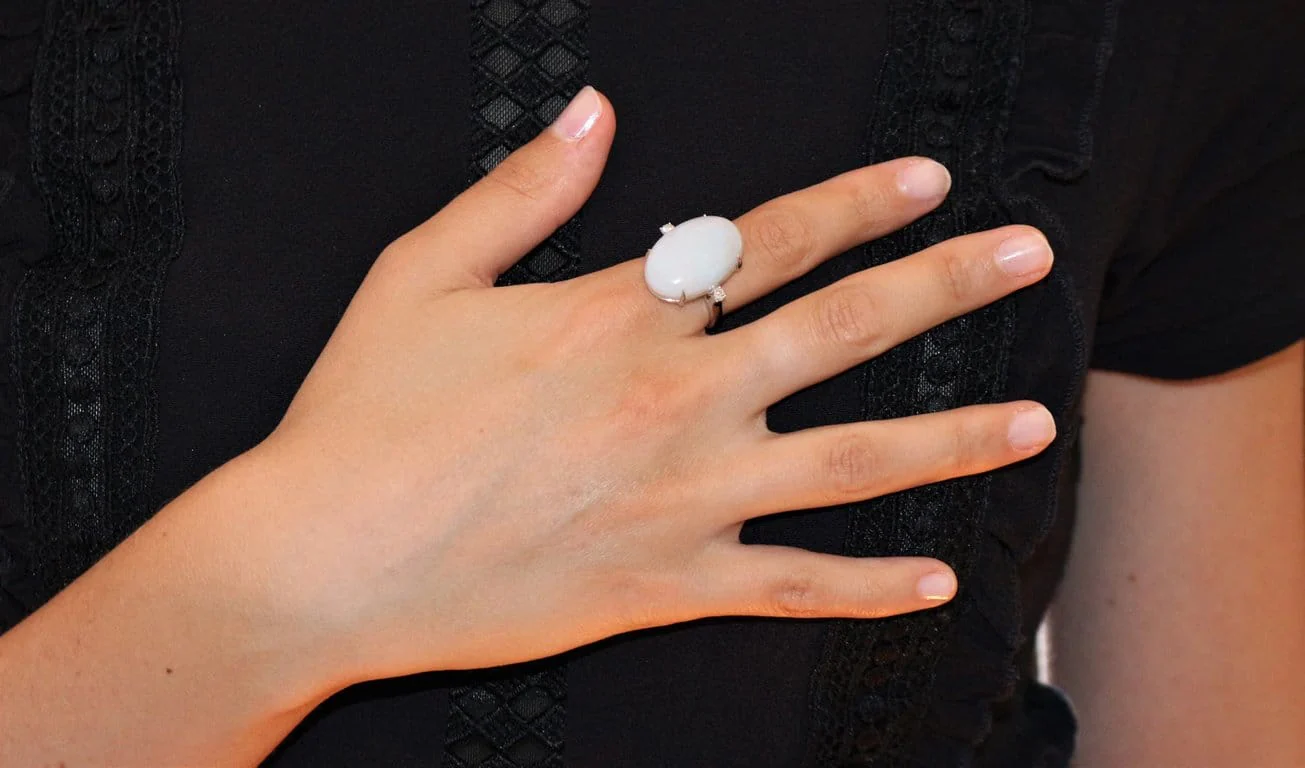 Australian white OPAL ring - Image 2
