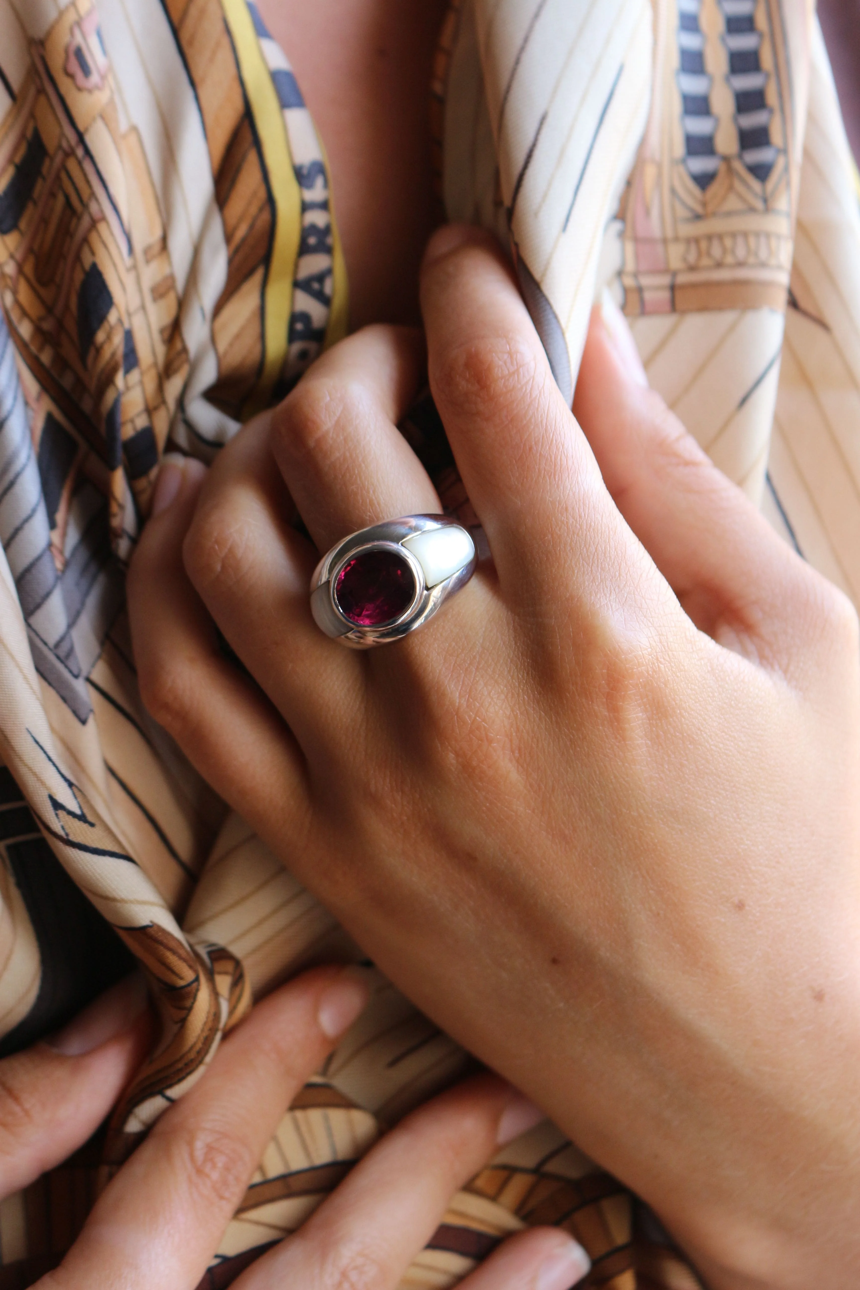 MAUBOUSSIN NADIA rubellite ring - Image 3