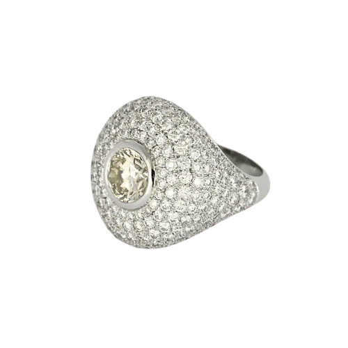 EDOUARD NAHUM - Celestial Ring white gold diamonds
