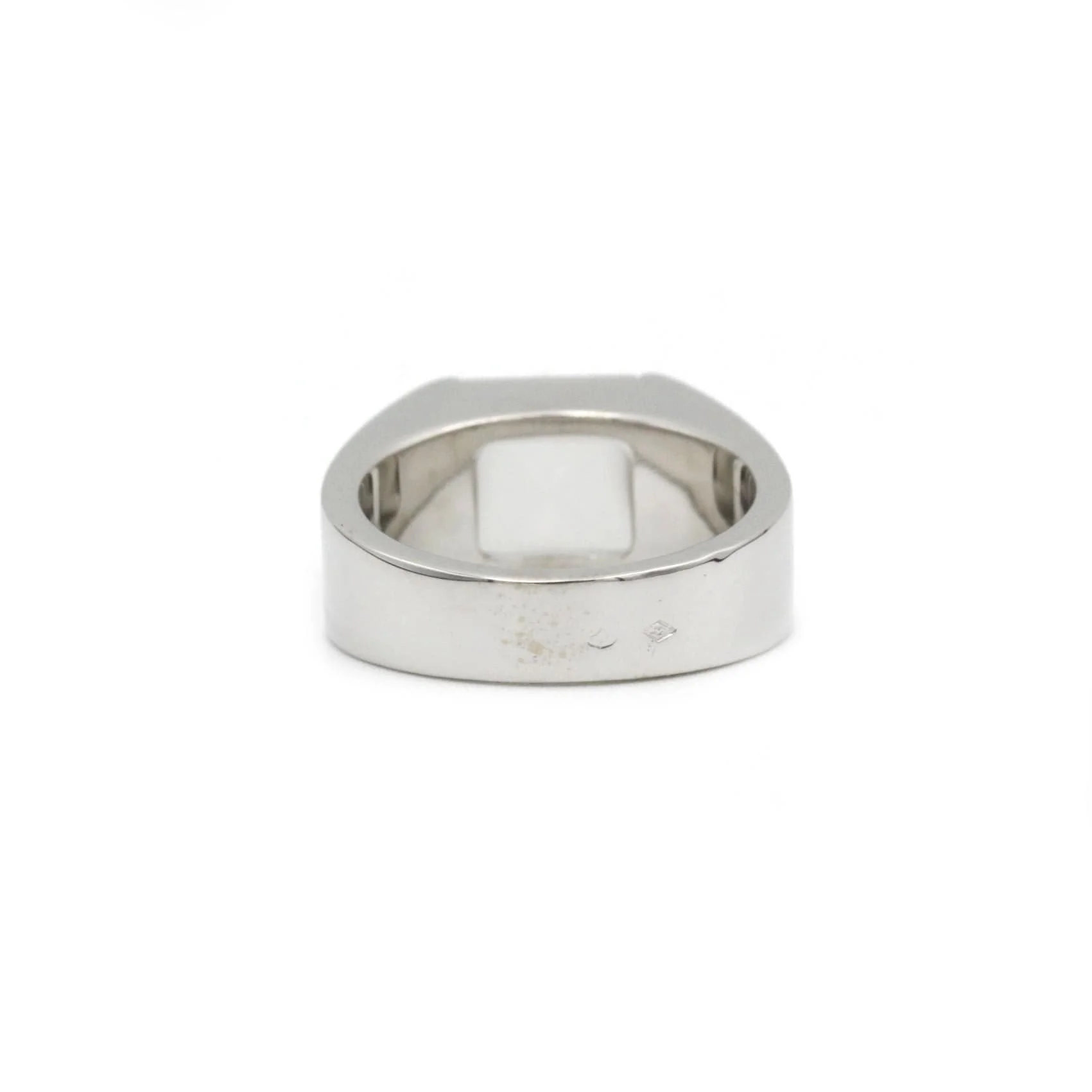 Ring Tank Cartier in white gold & moonstone - Image 3