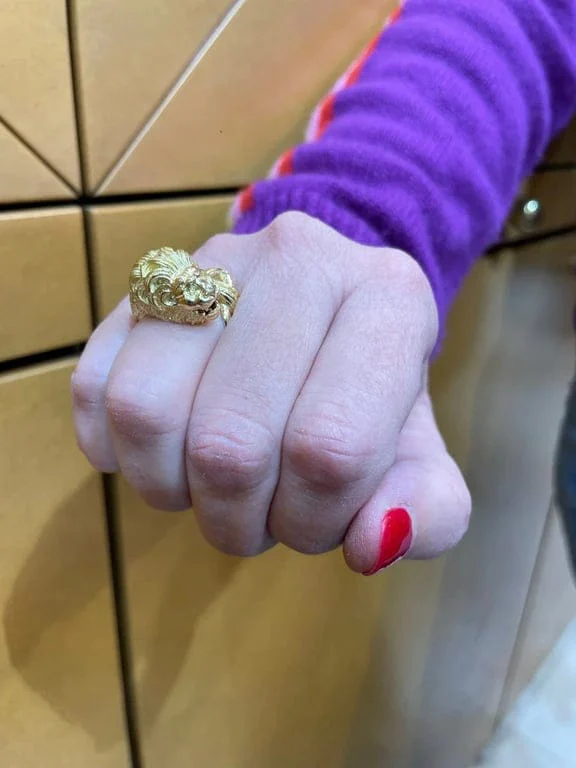 Dragon yellow gold ring - Image 4