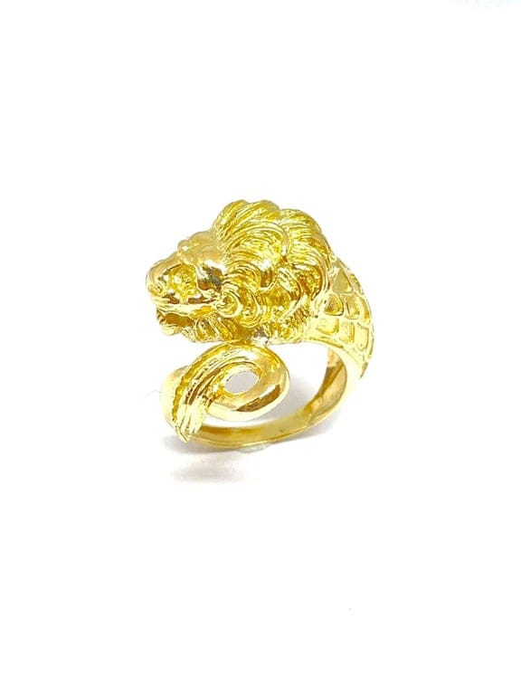 Dragon yellow gold ring - Image 5