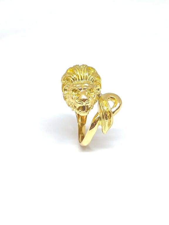 Dragon yellow gold ring - Image 7