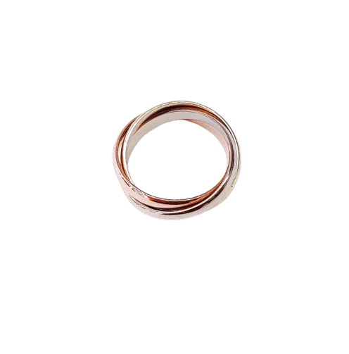 Wedding band 3 golds