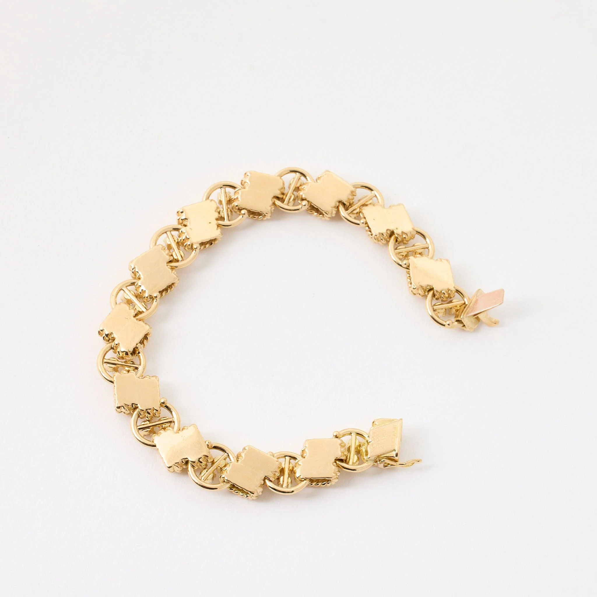 Van Cleef and Arpels - Vintage Yellow Gold & Diamond Bracelet - Image 3