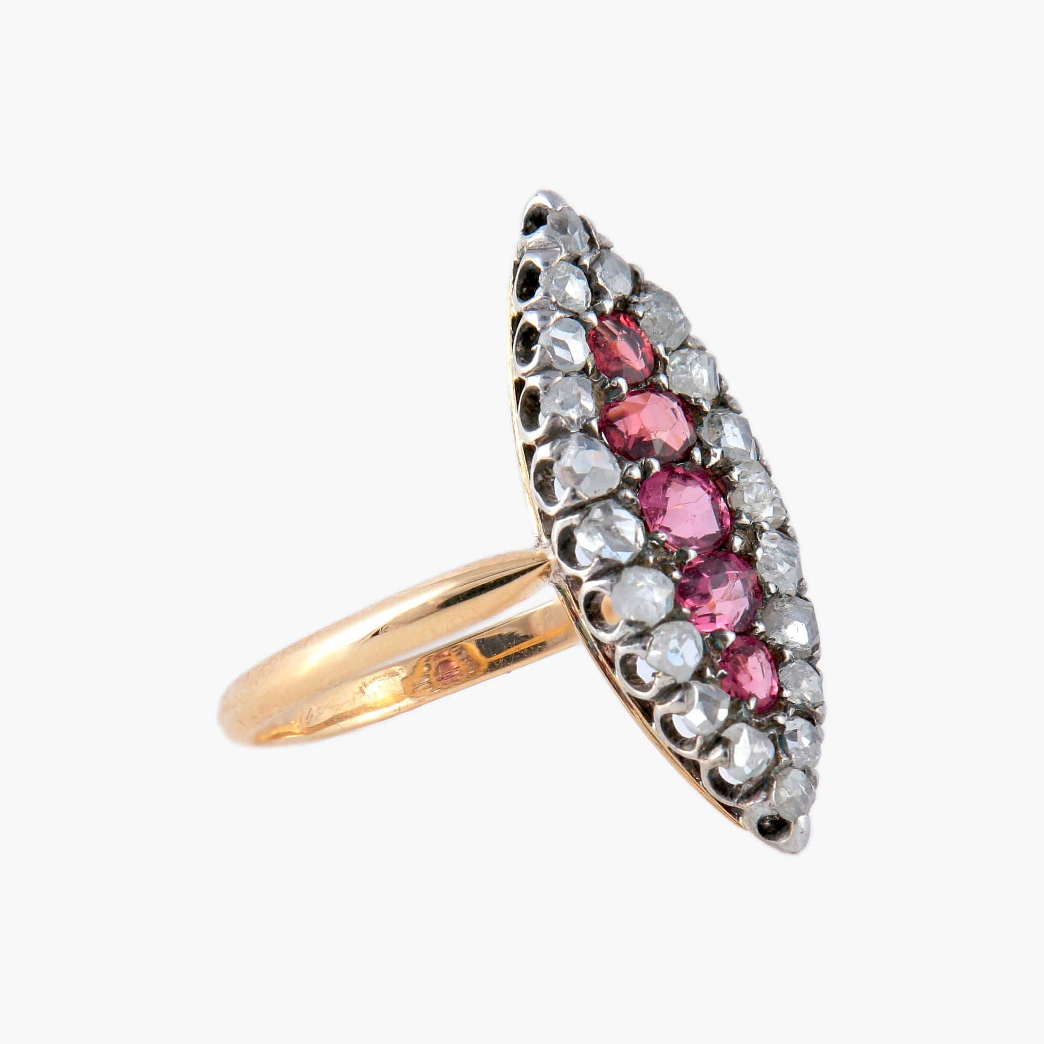 Marquise diamond ring - Image 4