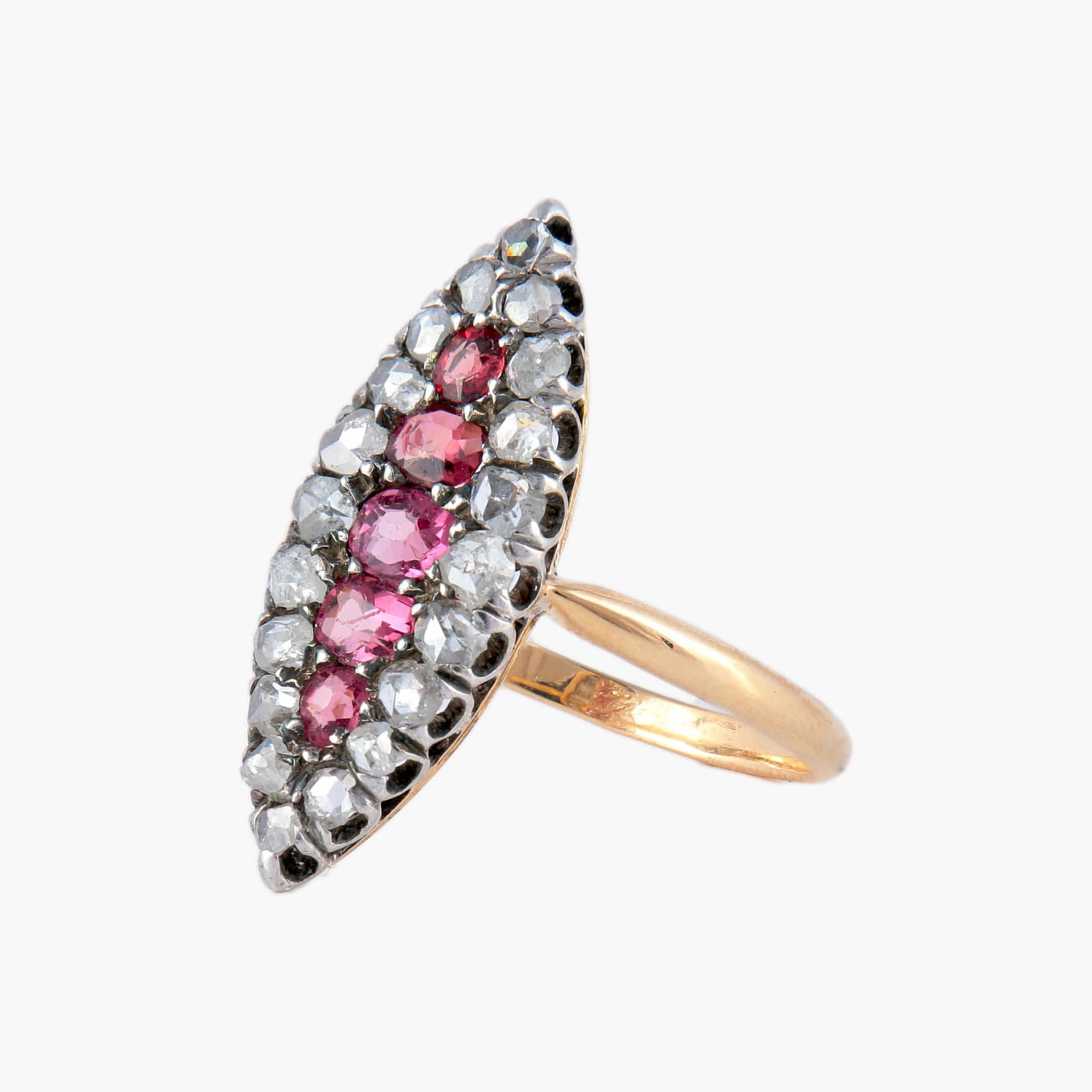 Marquise diamond ring - Image 5
