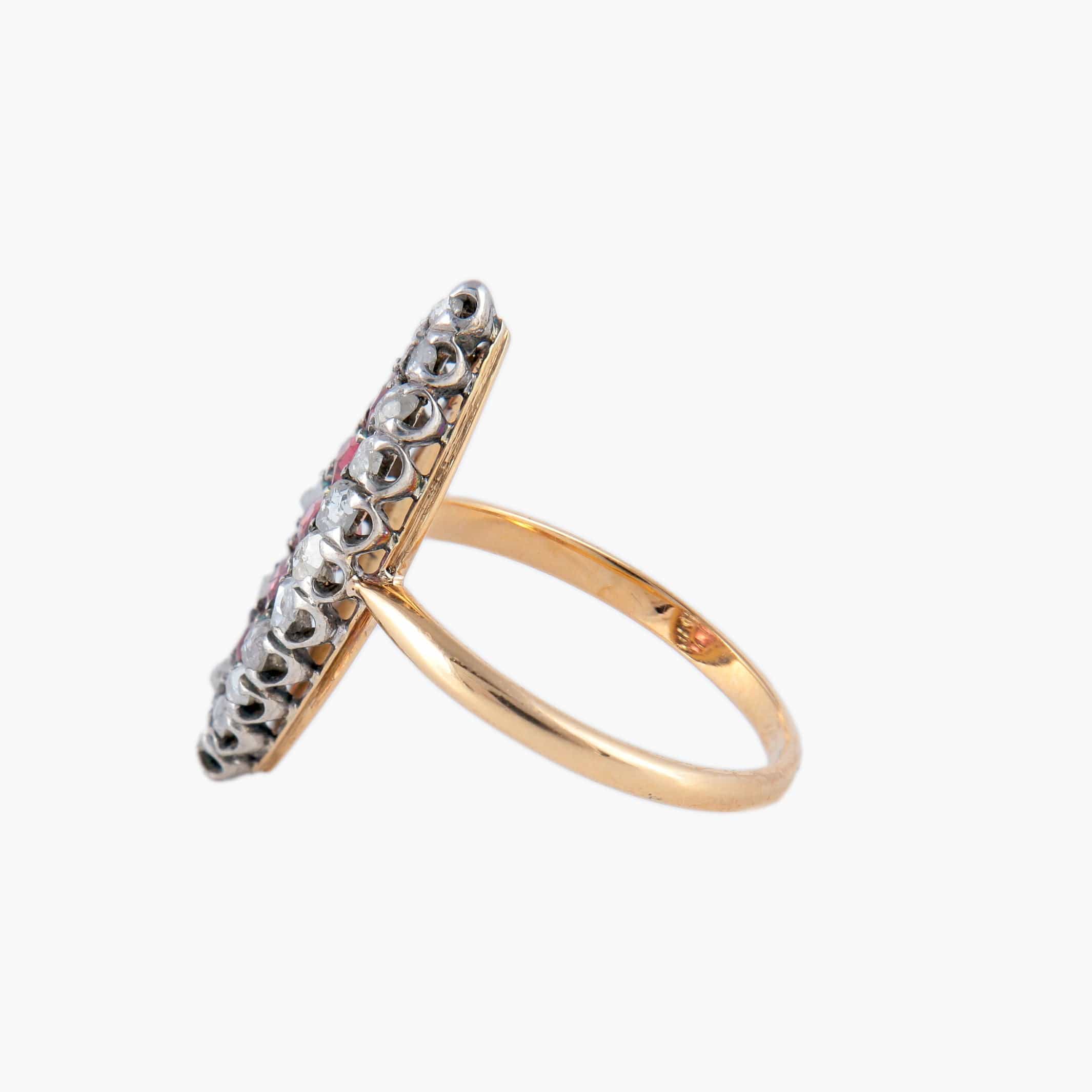 Marquise diamond ring - Image 6