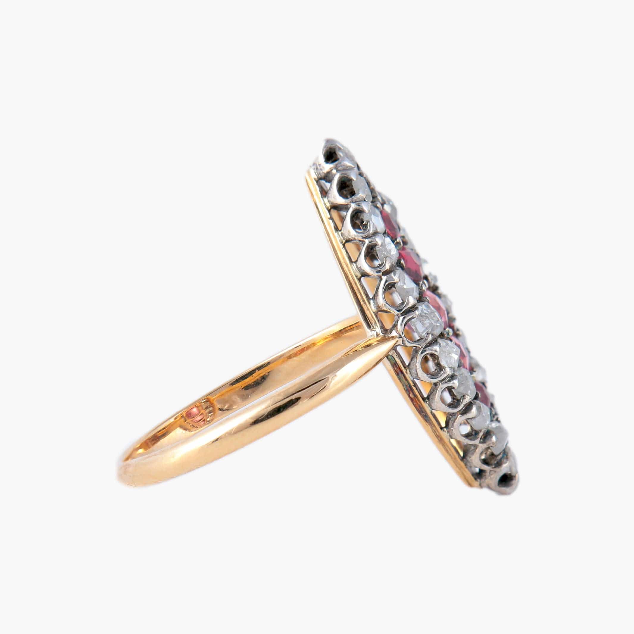 Marquise diamond ring - Image 7