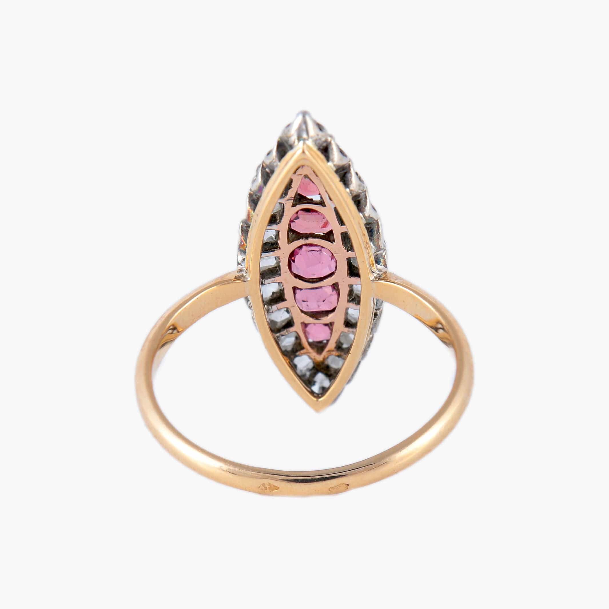 Marquise diamond ring - Image 8