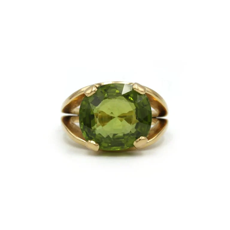 Ring - Yellow gold & Peridot