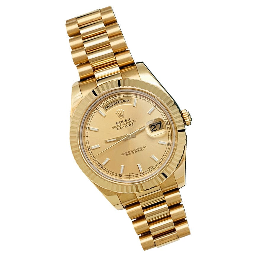 Rolex watch, "Day-Date", yellow gold. - Image 2