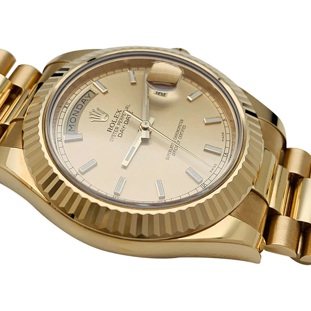 Rolex watch, "Day-Date", yellow gold. - Image 3