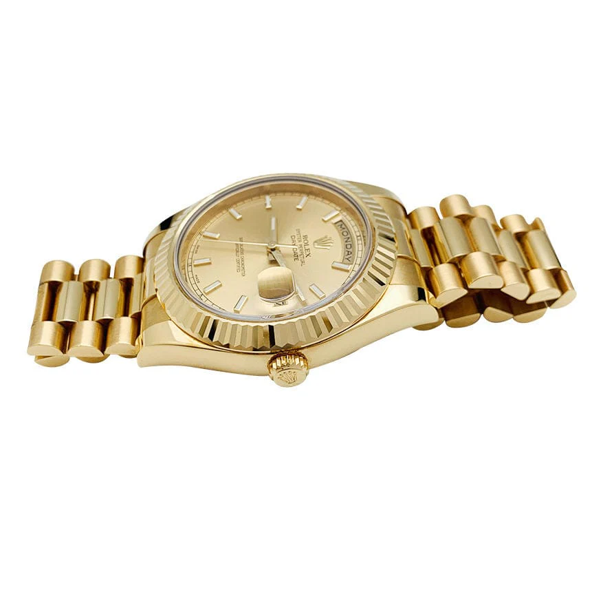 Rolex watch, "Day-Date", yellow gold. - Image 6