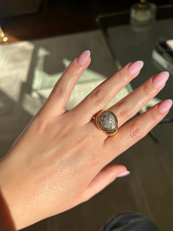 Ring - Yellow gold and diamonds - Image 3