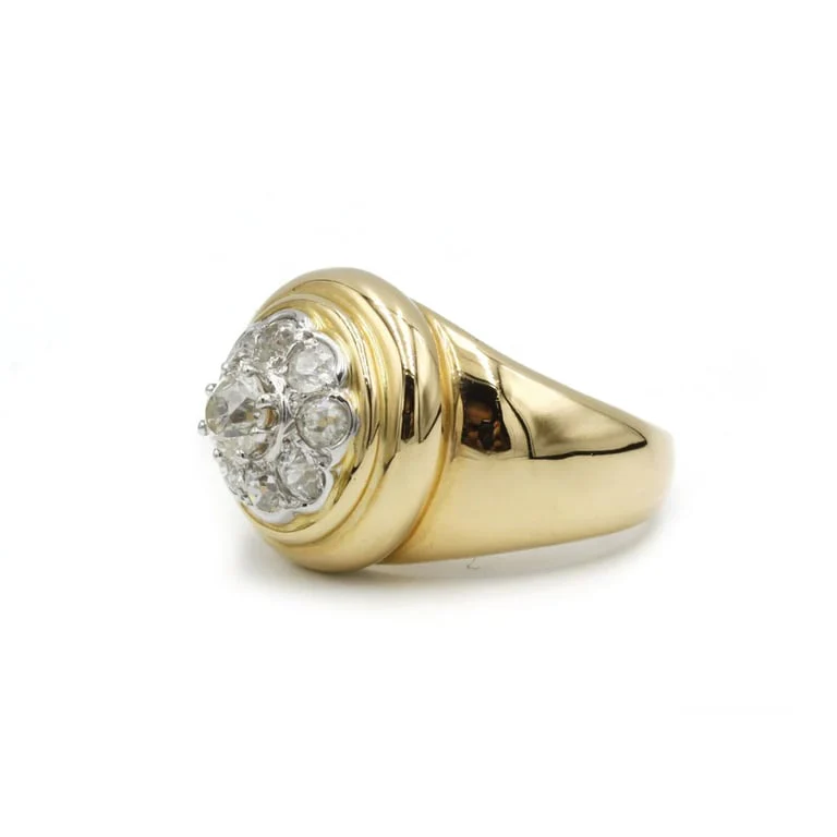 Ring - Yellow gold and diamonds - Image 4