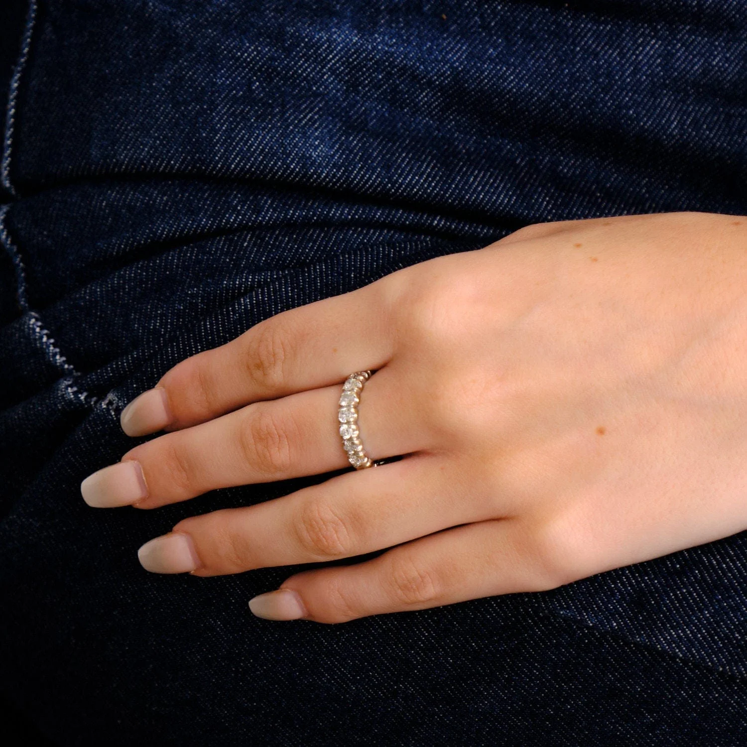 20 diamond wedding ring White gold - Image 5