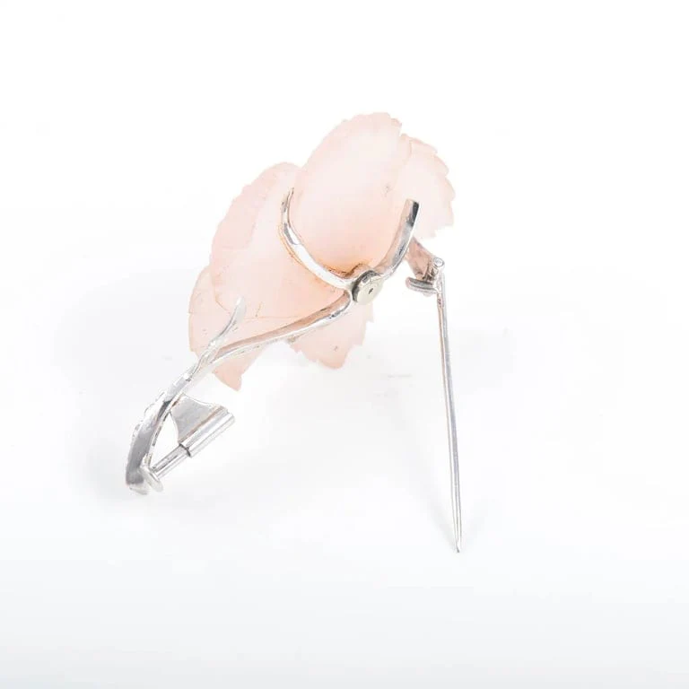 Hibiscus Diamond Brooch - Image 6