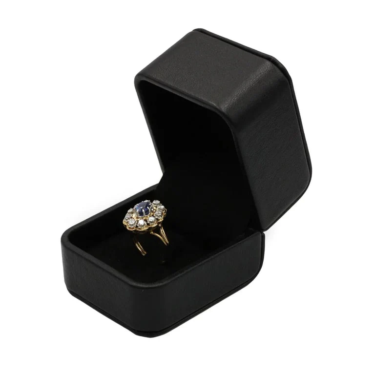 Gold, sapphire and diamond ring - Image 8