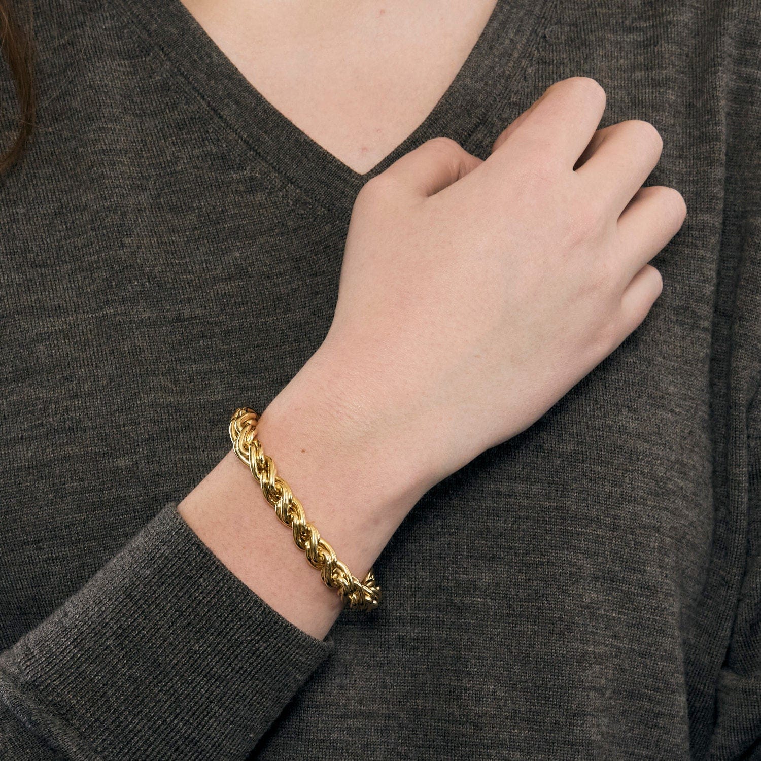 IL GIGLIO Cascade bracelet yellow gold - Image 7