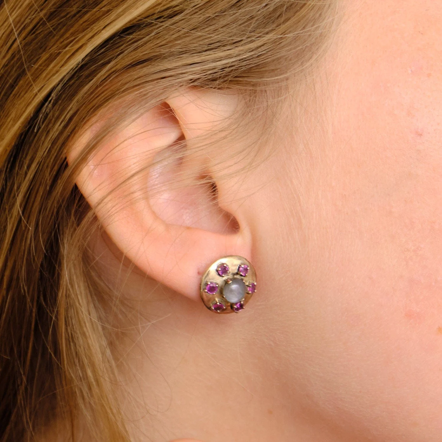 Ruby Sapphire Earrings - Image 6