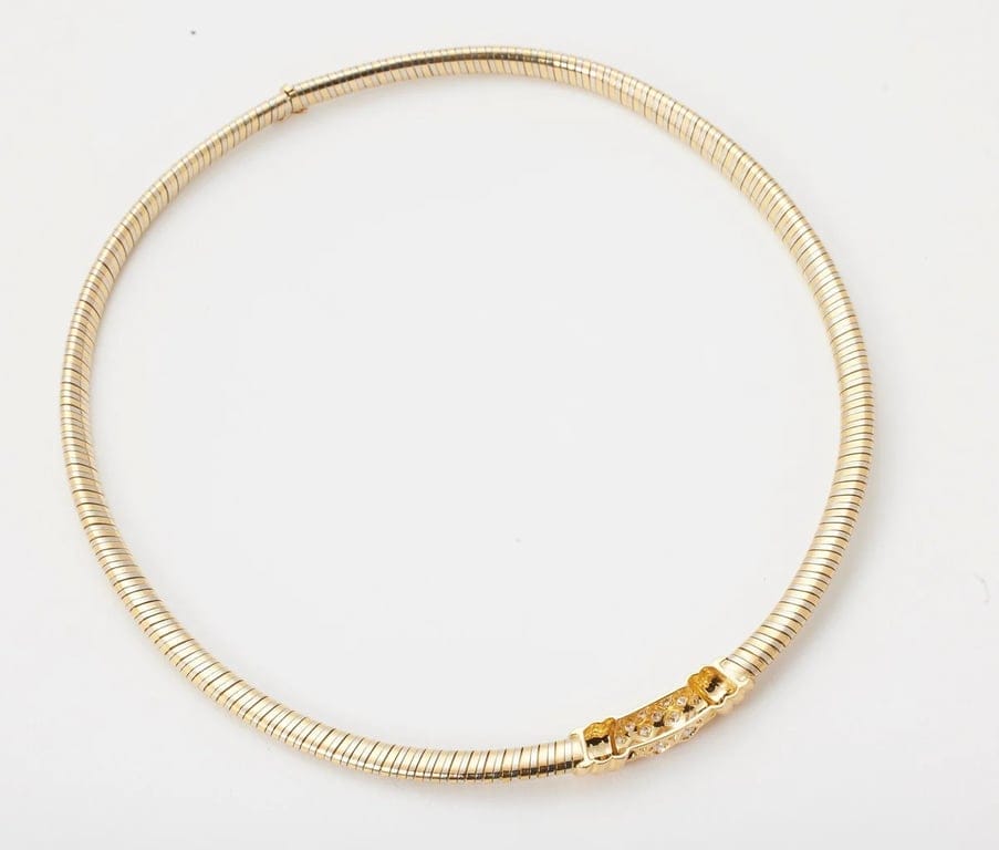 CARTIER - Two Gold Diamond Necklace - Image 7