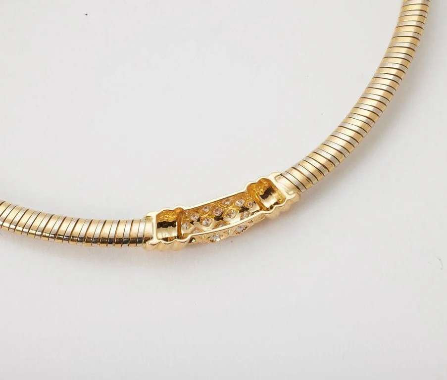 CARTIER - Two Gold Diamond Necklace - Image 8