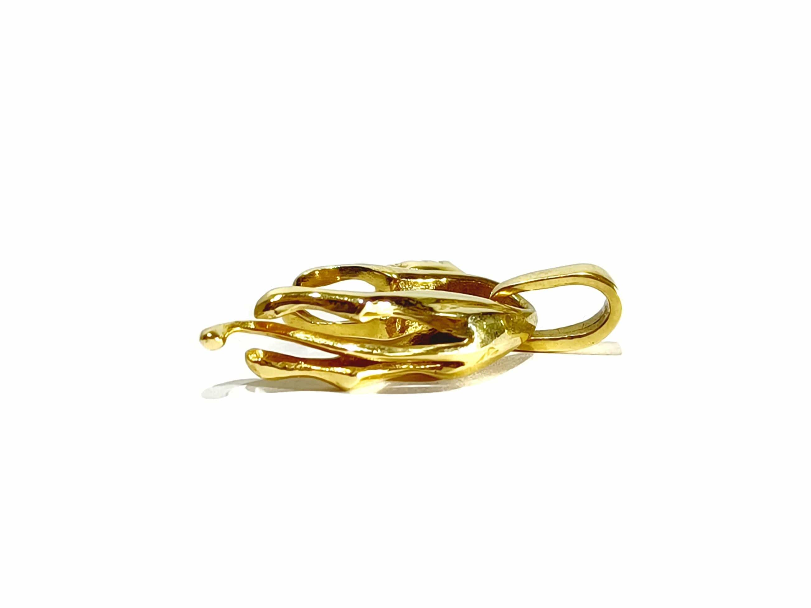 Yellow gold cheetah pendant - Image 11