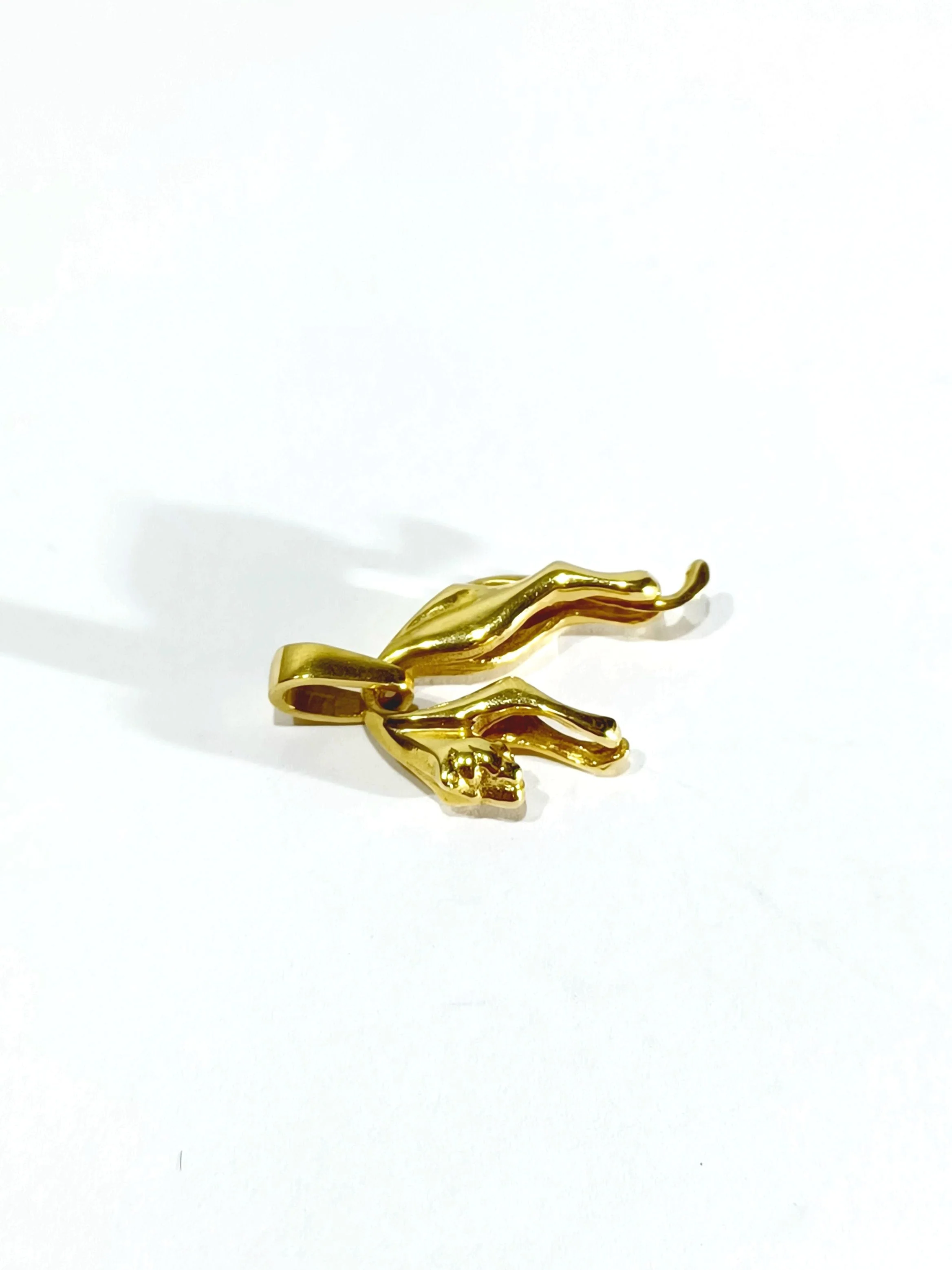 Yellow gold cheetah pendant - Image 13