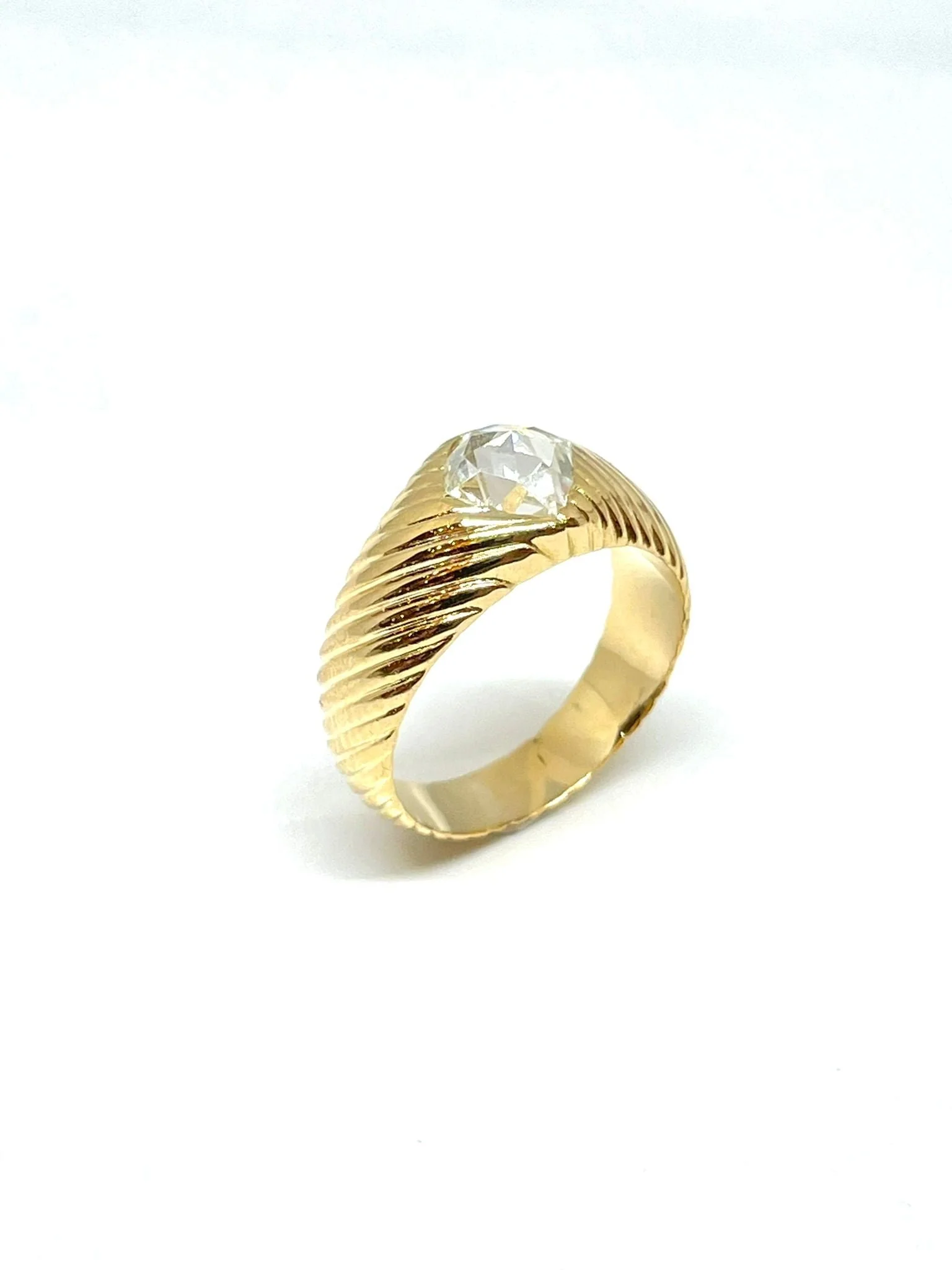Diamond diamond bangle ring - Image 4