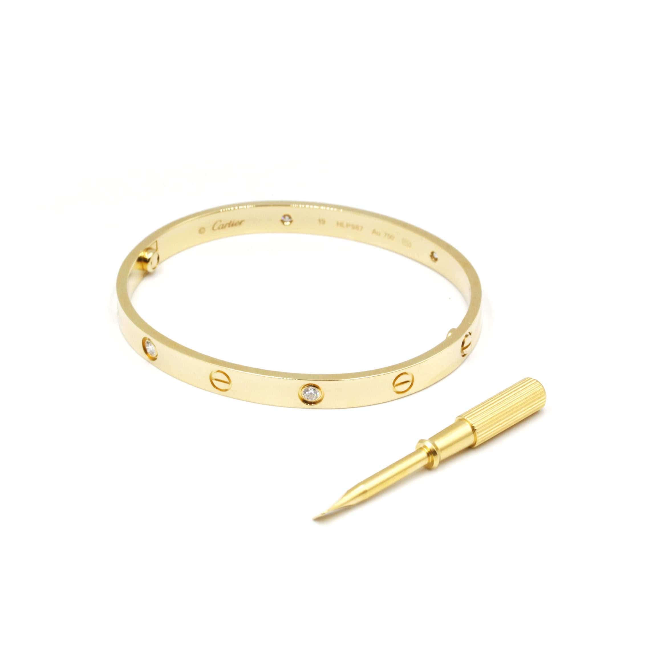 Bracelet Cartier "Love" yellow gold
