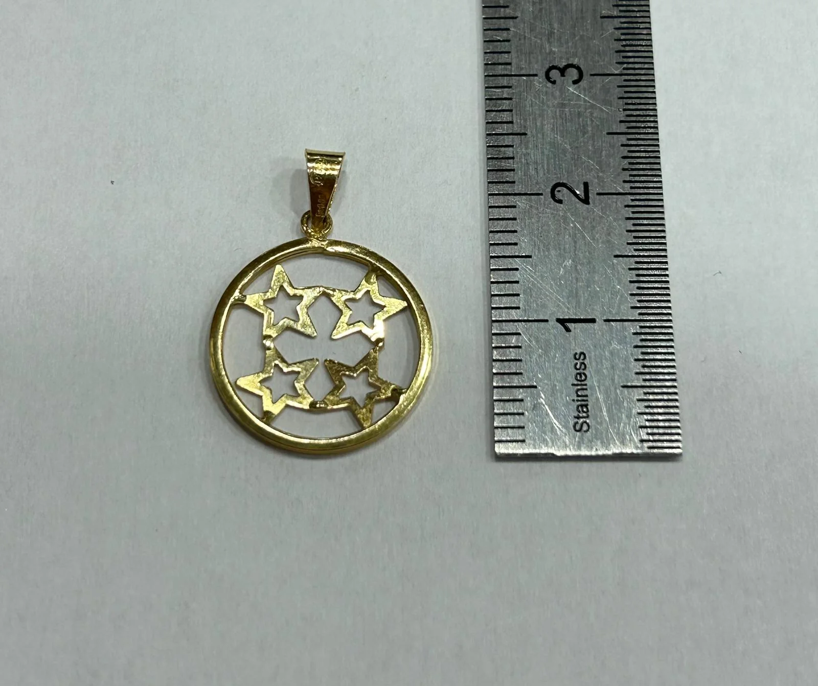 Yellow gold pendant - Image 3