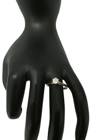 Yellow Gold Diamond Solitaire - Image 4