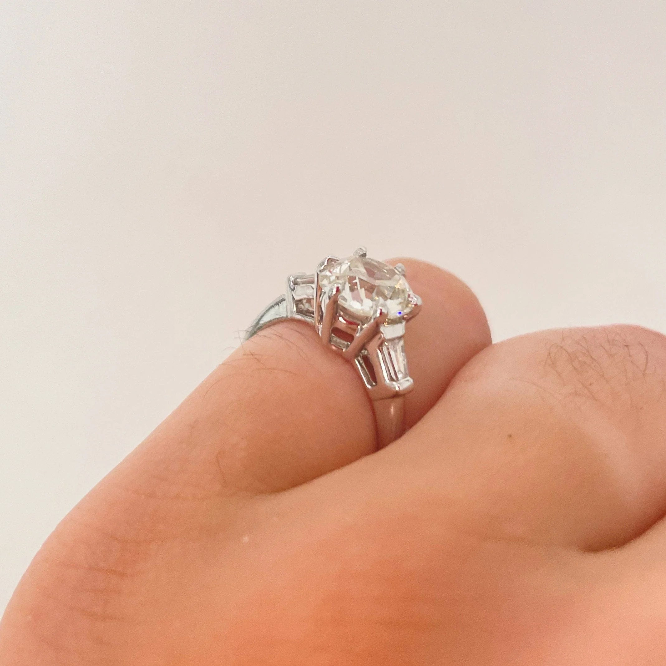Diamond Solitaire Ring - Image 3