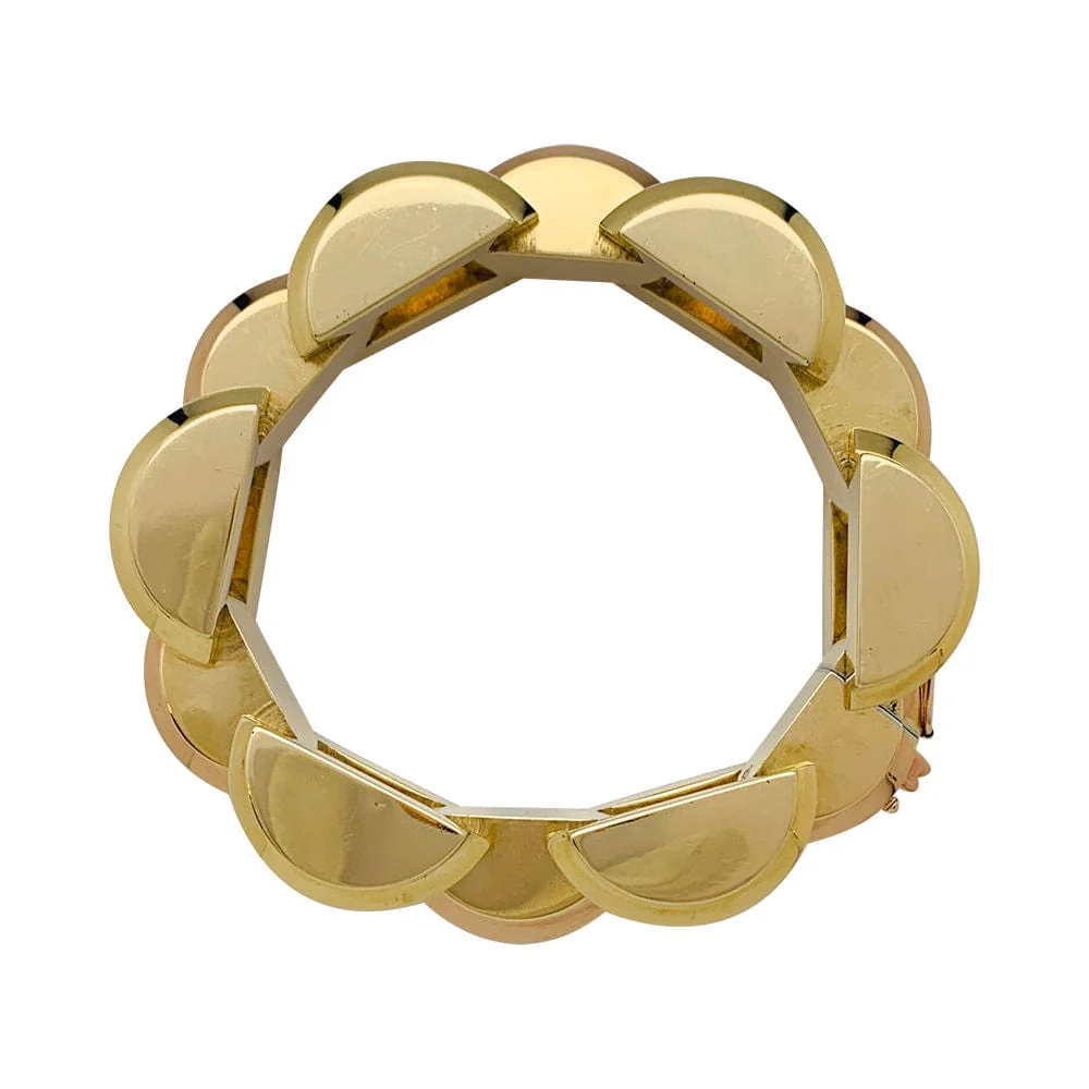 Bracelet Tank, three tones of gold. - Image 3