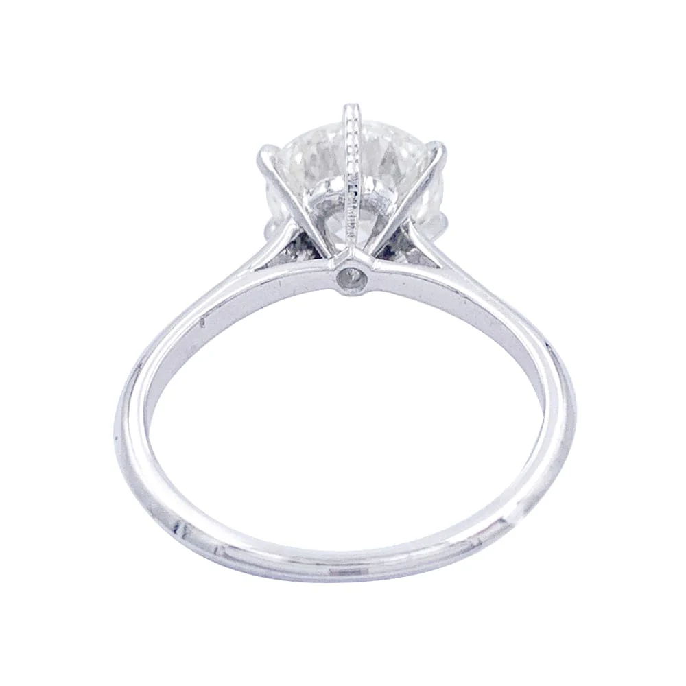Diamond solitaire ring. - Image 2