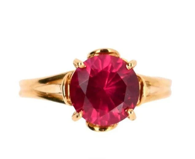 Rubellite Solitaire Ring - Image 3